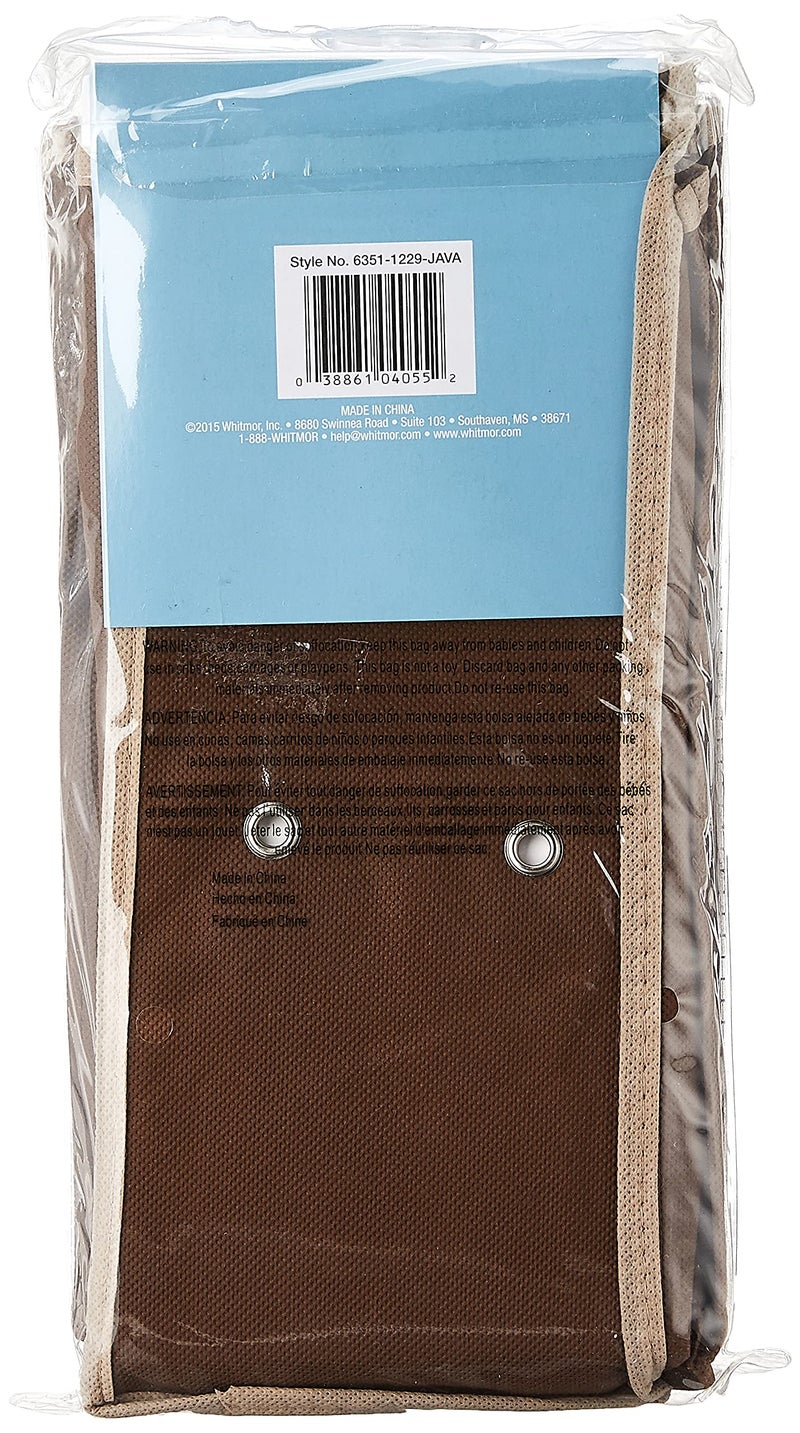 Whitmor Hanging Shoe Shelves - 10 Section - Closet Organizer - Java - Image 3